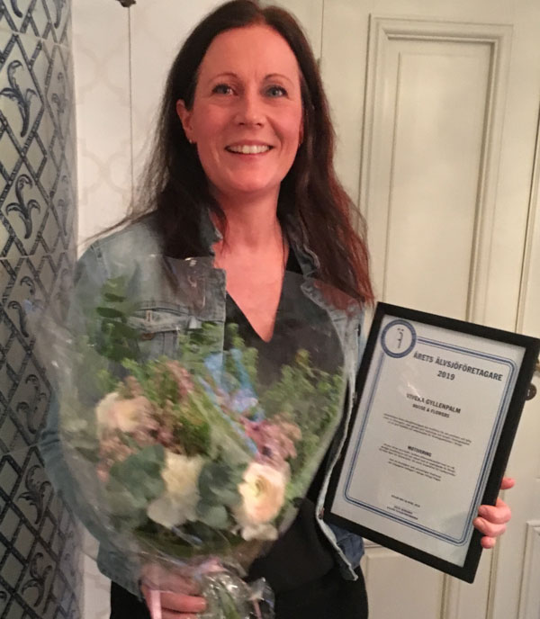Viveka Gyllenpalm - Årets Älvsjöföretagare 2019